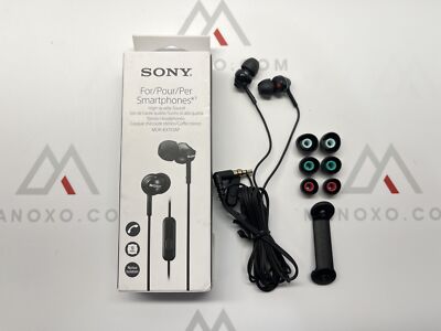 Sony Deep Bass Wired Earphones with Smartphone Control and Mic - Metal