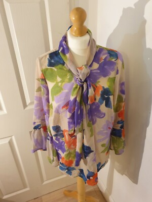 Jessica Simpson Junior Plus Maceys 1x Floral Blouse With Floaty Sleeves BNWT
