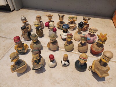 Eggberts Konvolut Restposten Vintage 24 Ornamente Sammlerstücke Eggbert and Friends