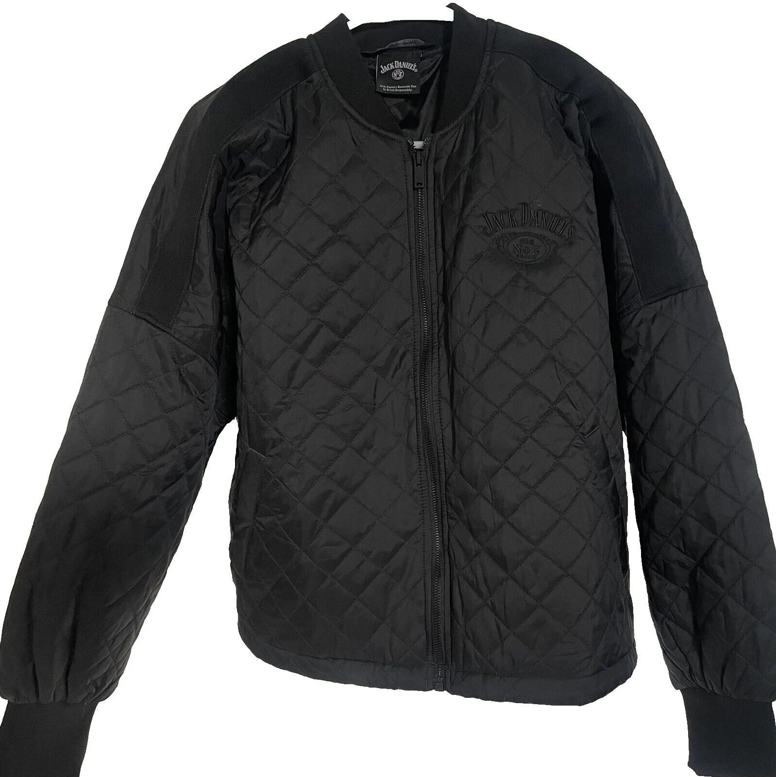 Abrigos Negro Jack Daniels, chaquetas y chalecos para hombres