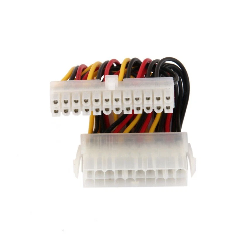 PC 18AWG ATX 20-pin Male to 24-pin Female Adapter Power Supply Motherboard Cable - Image 2 of 4