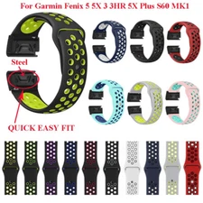 Band Quick Install For Garmin Fenix 7X 6 6S Pro 5X 5 5Plus Strap Metal Easy Fit