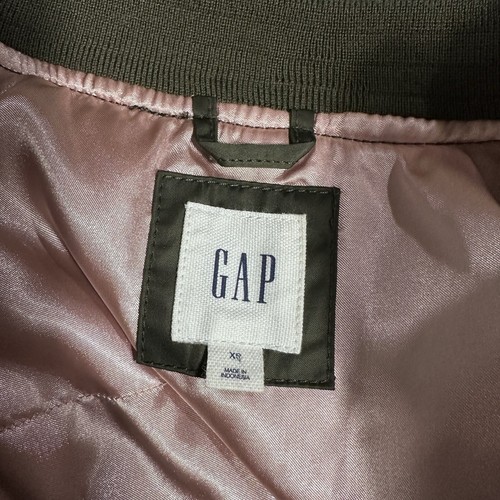 GAP Army Green Bomber Jacket Women’s XS - Picture 9 of 12