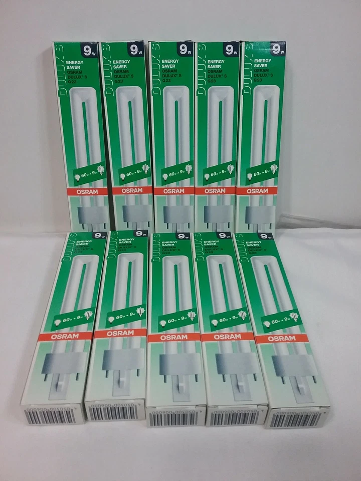 Osram 9W Dulux-S G23 Cap Compact Fluorescent Lamp -Extra Warm White - Image 2 of 4