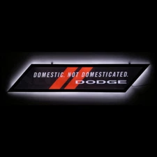 Dodge Domestic 36" Slim Backlit LED Wall Mount Lighted Sign Neonetics 7LEDDG