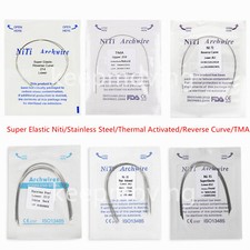 Dental Round Arch Wire Super Elastic Niti/Stainless/Thermal Activated/Reverse