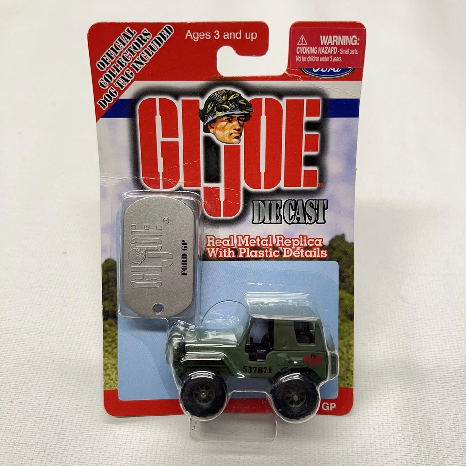Nuevo GI Joe Ford GP réplica de metal fundido a presión 1:64 con etiqueta de perro coche juguete Foto 2 de 4
