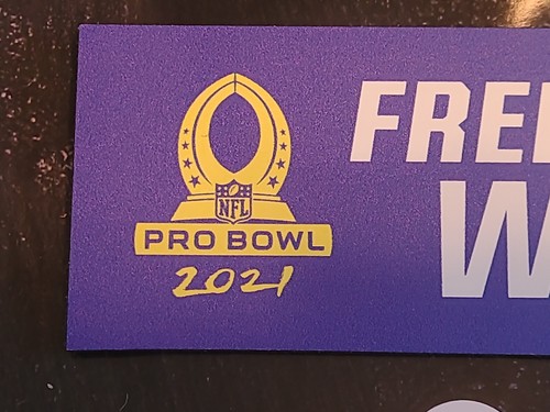Fred Warner 2021 NFL Pro Bowl Locker Nameplate Special Edition number 5 of 5 - Picture 2 of 9