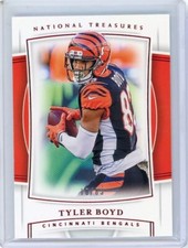 2019 Panini National Treasures Tyler Boyd Cincinnati Bengals Red Parallel #10/83