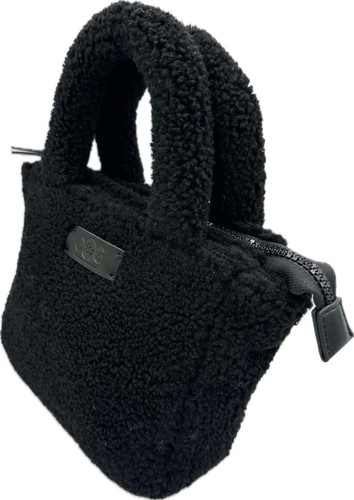 OOG teddy fur plush small bag wool shoulder bag handle bag tote bag - Picture 4 of 37