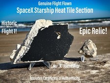Space X Starship GenuineSN24 Heat Shield Tile Flight 1 RARE IFT-1 Set