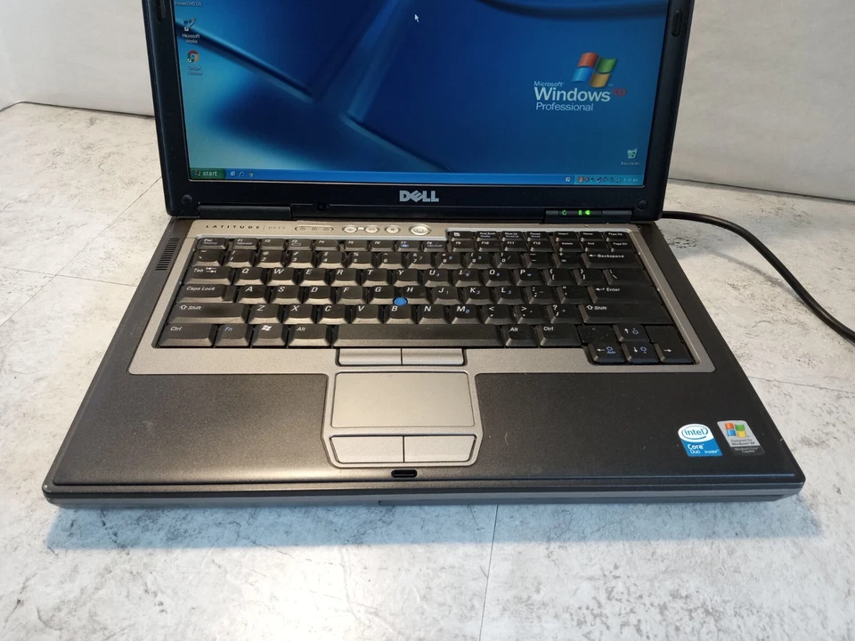 Dell Latitude 14" Vintage Laptop Intel CPU 2GB RAM 80GB HDD Windows XP WiFi -RR - Image 2 of 4