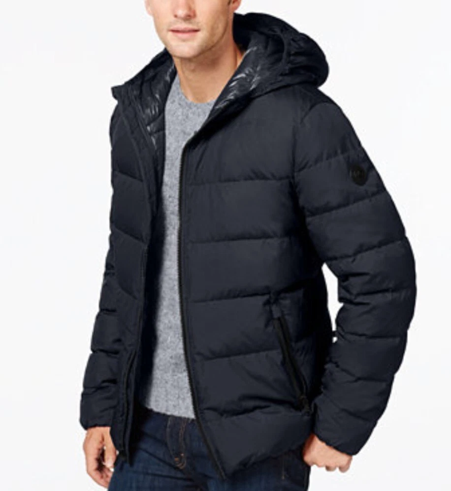 MICHAEL Michael Kors Down Jacket Coat $225 Midnight Blue