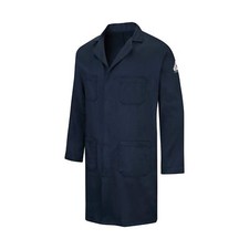 Bulwark mens Fr Concealed Snap-front Lab Coat 2X-Large Navy