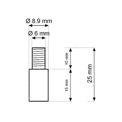 Sanwa Zippy Qanba Seimitsu Shaft Arcade Joystick Extender Extension 15mm DIY - Bild 5 von 5