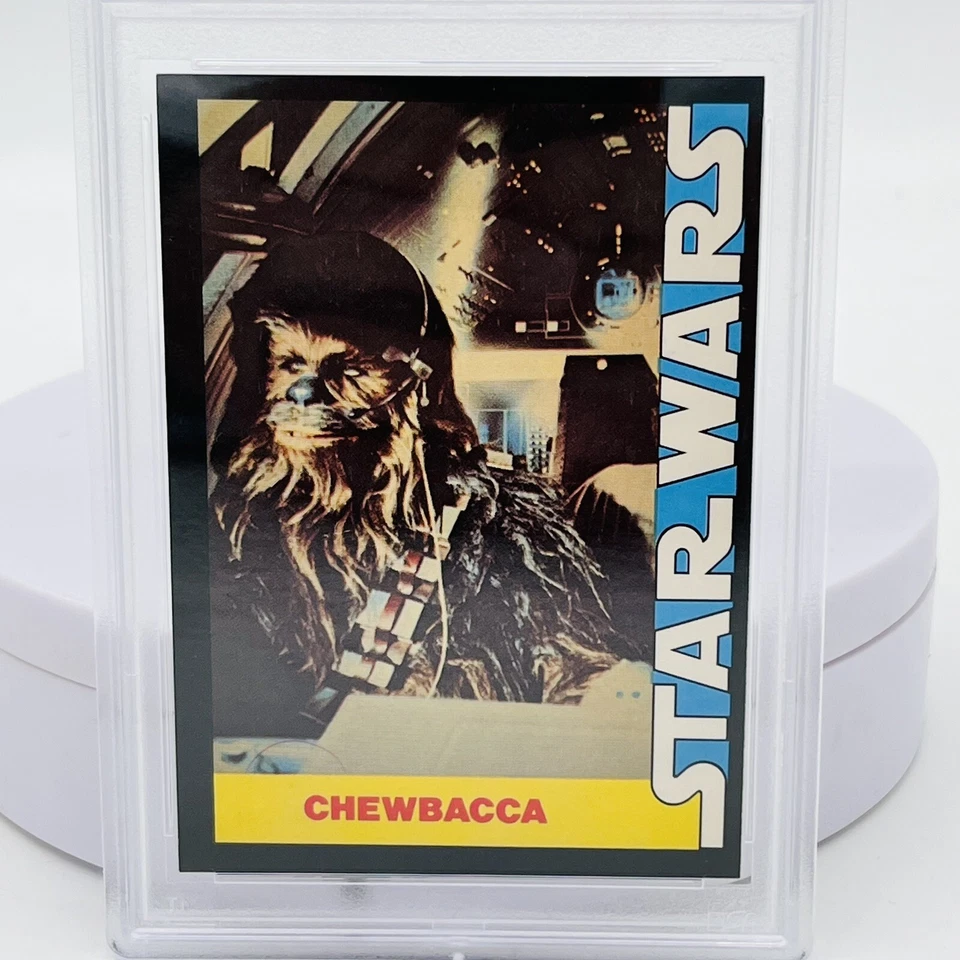 1977 Star Wars Chewbacca Chewy #9 Wonder Bread PSA 6 EX-MT Trading Card - Image 2 of 4