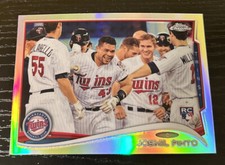 2014 Topps Chrome Josmil Pinto Rookie Refractor