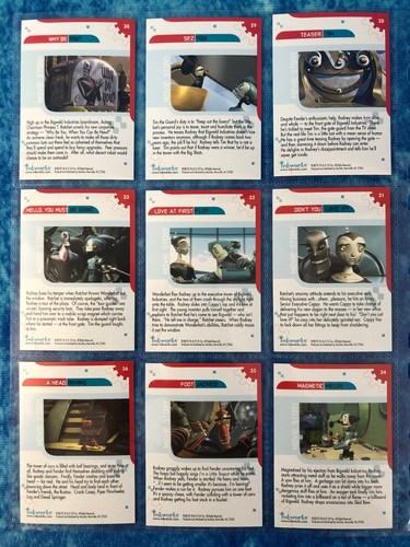 Robots The Movie Animation Movie trading card complete base set by Inkworks 2005 - Picture 9 of 21