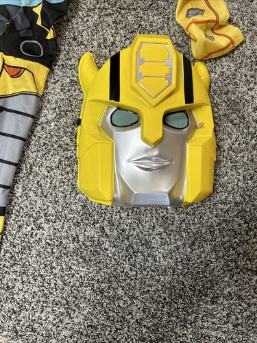 Transformer Costume Bumblebee Jumpsuit And Mask Size 4-6 - Picture 2 of 4