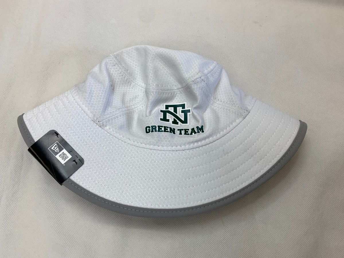 New Era Bucket Hat TN Green Team Adult Medium/Large White | eBay