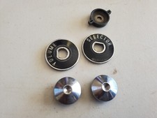 1955 Chevy Belair Radio Used Knobs Bezels Original