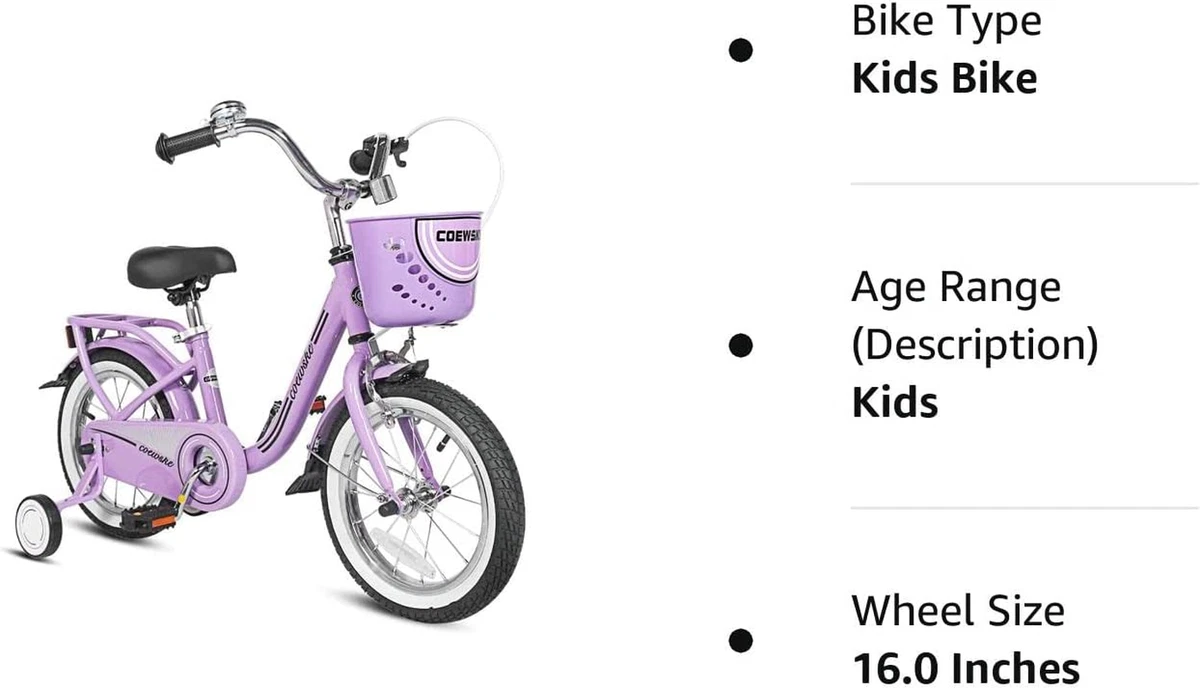 14 inch frame bike age range sales