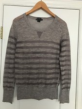 WOMEN'S ARMANI EXCHANGE SWEATER GRAY COLOR SIZE M