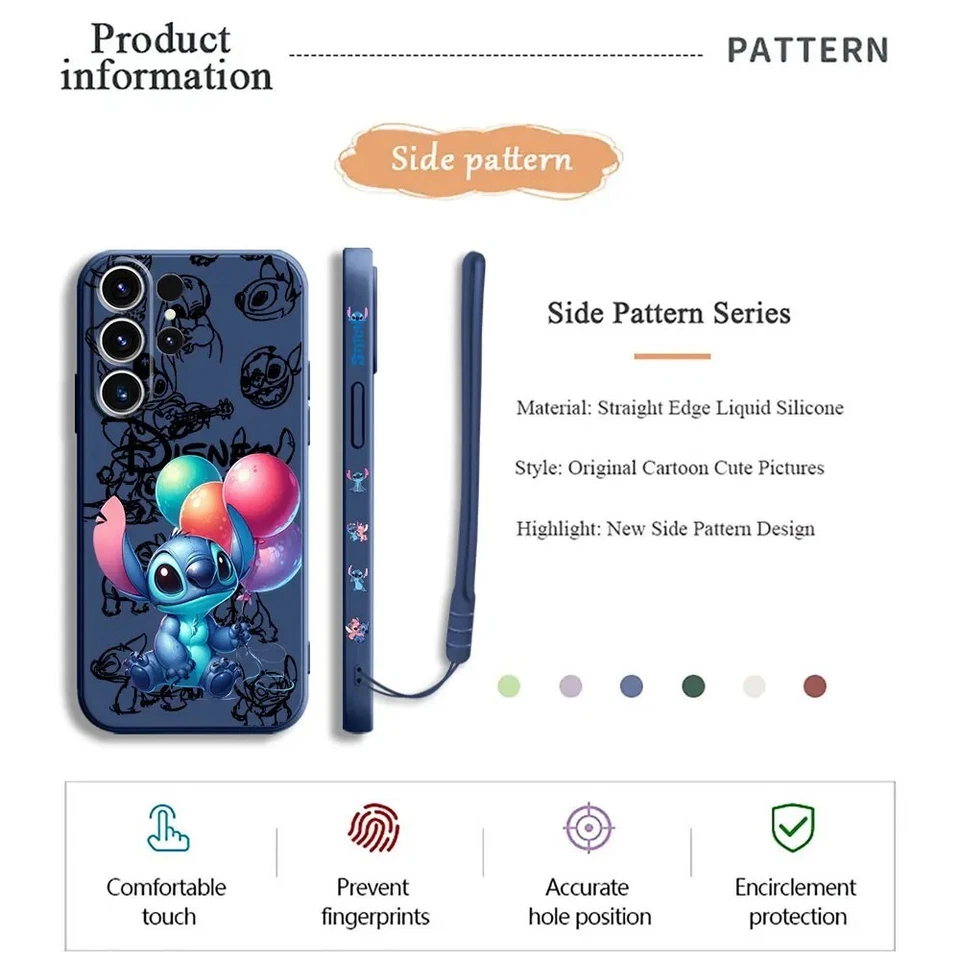 Funda blanda Disney Lilo & Stitch Samsung Galaxy S24 S23 S22 S21 Ultra Plus Foto 3 de 4
