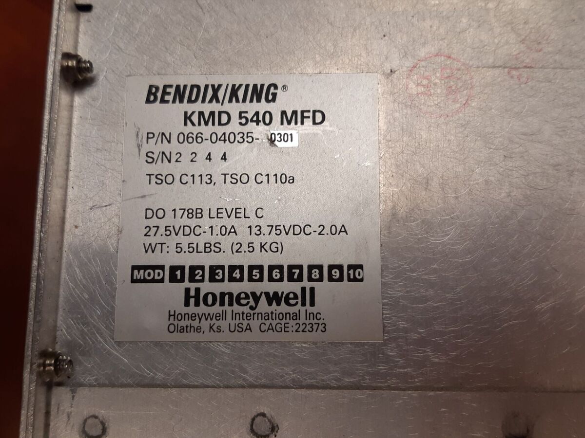 Bendix/King KMD 540 MFD (p/n 066-04035-0301) | eBay Bendix/King KMD 540 MFD (p/n 066-04035-0301) | eBay