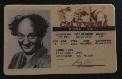 Moe Larry Curly Shemp Three Stooges 3 or 4 novelty cards - Picture 17 of 30