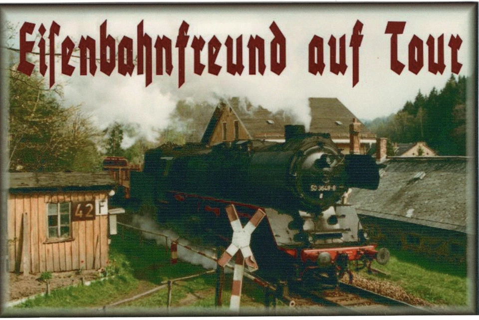 Aufkleber Dampflok 50 3648 Eisenbahnfreund auf Tour - Bild 1 von 1