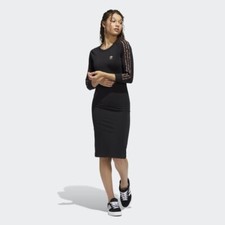 Size XS- ADIDAS Originals Women's Adicolor Classics Dress, Black.