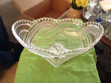 Bohemia lead crystal dish