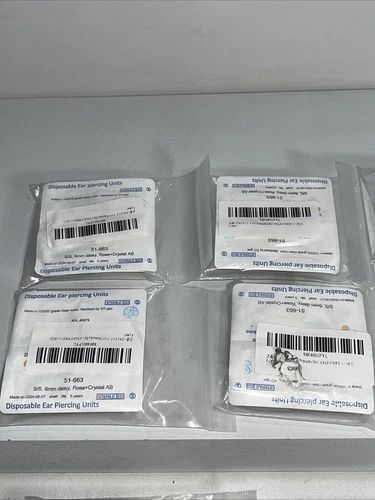 11 Sets Disposable Ear Piercing Units Sealed 106m, 14mm image 2