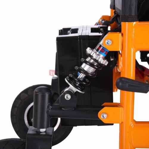Travel Folding 500W Electric Wheelchair, All Terrain Heavy Duty Power Scooter - Picture 16 of 17