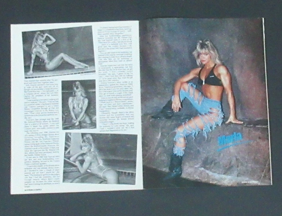 Strong & Shapely  Magazine 1992 Debbie Kruck Dobbins Marla Duncan Janet Tech VF - Image 4 of 4
