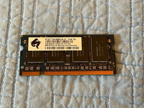 Nanya 2GB 2Rx8 PC2-5300S-555-12 Laptop MEMORY RAM NT2GTT64U88B0UN-3C