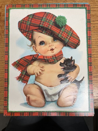 juego de 4 tarjetas de cumpleaños vintage lote - 7.5"x9.5" - Imagen 7 de 12