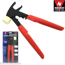 NEIKO TOOLS HEAVY DUTY WHEEL WEIGHT HAMMER PLIERS TIRE BALANCE 20728A RIM