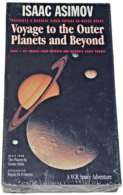 Vintage Isaac Asimov Voyage to the Outer Planets and Beyond Sealed VHS Tape