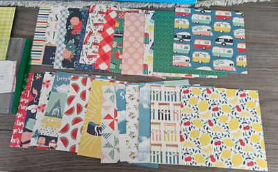 ECHO PARK CARDSTOCK PAPER -GOOD DAY SUNSHINE #1 - 6 X 6  24 PIECES