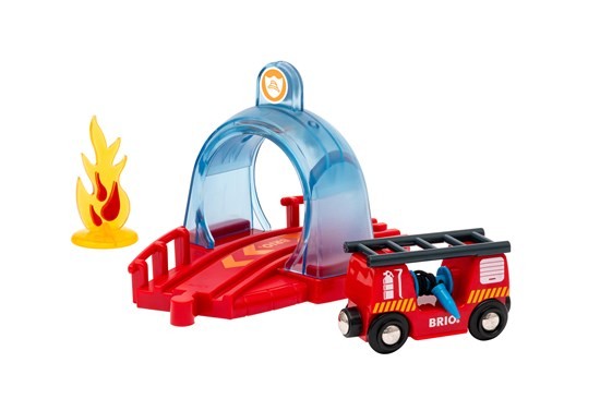 BRIO Smart Tech Sound Rescue Action Tunnel Kit 33976 for Wooden Train Set