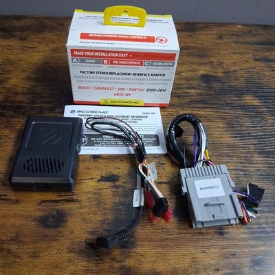 Scosche GM2K-WP Factory Stereo Replacement Interface Adapter 2000 2012 NIOB