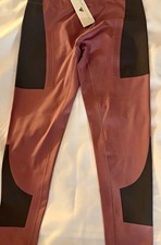 adidas by Stella McCartney FITSENSE+ TIGHT Women’s L Pink Black Logo Leggings