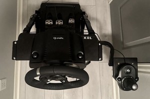 Logitech Racing Wheel, Pedals, Shifter & Mounting Stand Bundle (PICK UP ONLY)