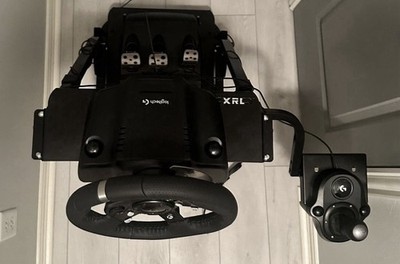 Logitech Racing Wheel, Pedals, Shifter & Mounting Stand Bundle (PICK UP ONLY)