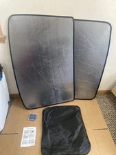 2 Piece Tesla Model Y Sunshade Roof to Block UV Rays with Clips 2020-2025