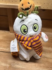 Hallmark Halloween Plush Trick n Treat Ghost Animated Motion Sings Music Working