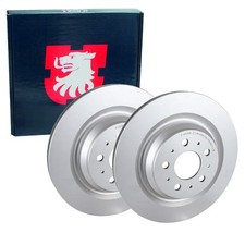 2x JP GROUP BREMSSCHEIBEN Ø335mm INNENBELÜFTET HINTEN passend für TESLA MODEL