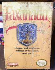 FAXANADU for Original Nintendo NES CIB Complete READ
